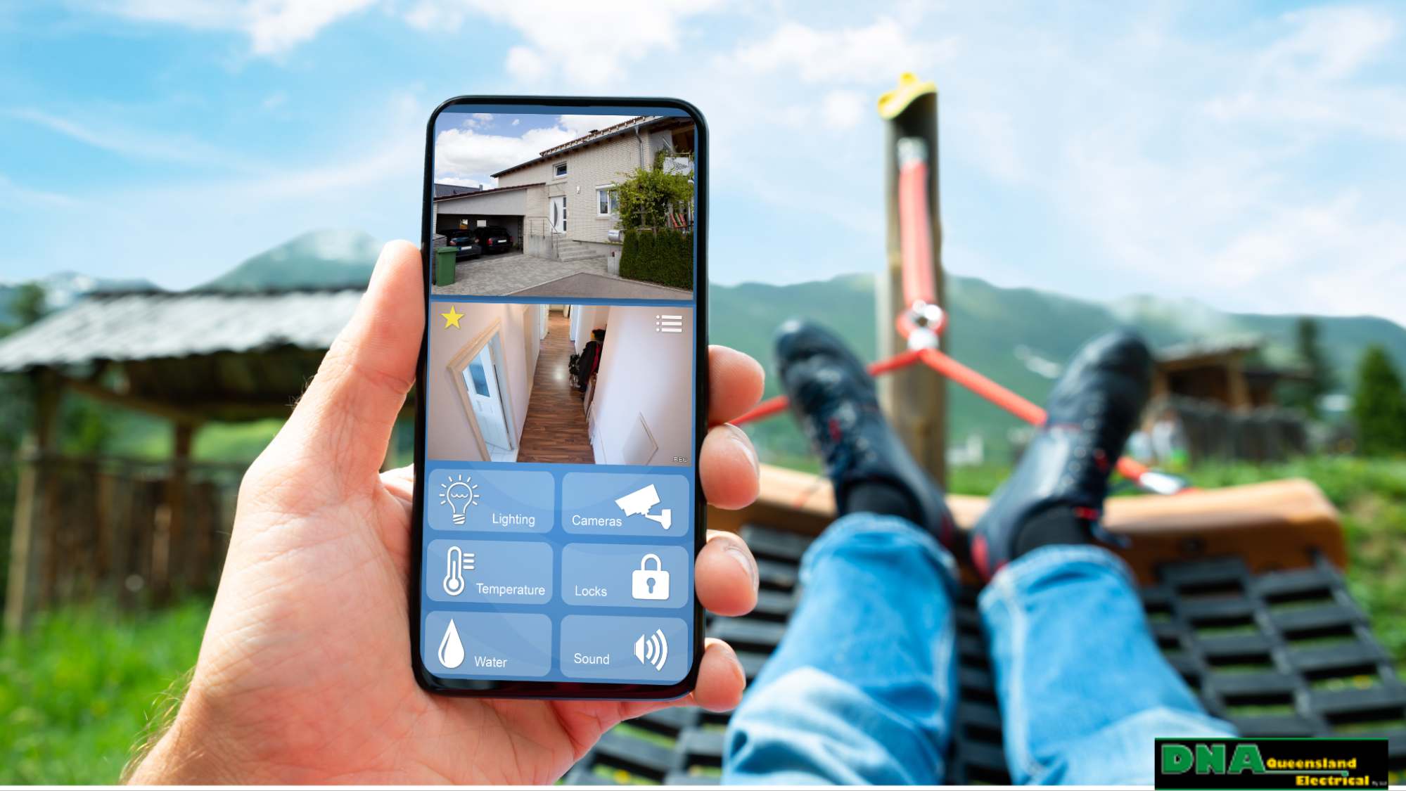 You can monitor your home or business security from anywhere in the world via the CCTV systems app on your phone.  